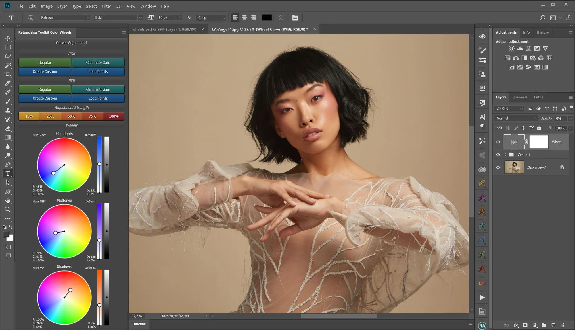 انواع روش های اصلاح رنگ عکس در فتوشاپ