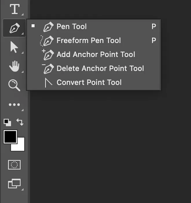 ابزار pen tool در فتوشاپ 